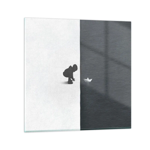 Quadro em vidro - Grande expedição - 50x50 cm