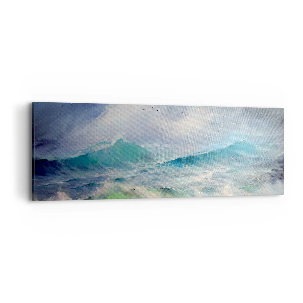 Quadro em tela - O vento uivava triunfalmente… - 90x30 cm