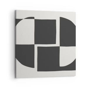 Quadro em tela - Antítese – síntese - 50x50 cm
