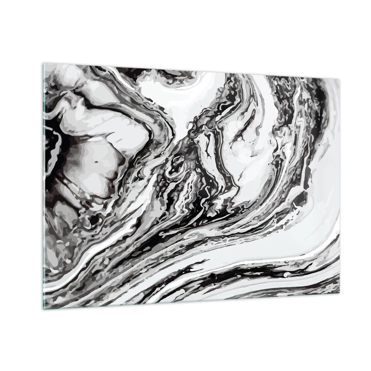 Quadro em vidro - No princípio, era o caos - 100x70 cm