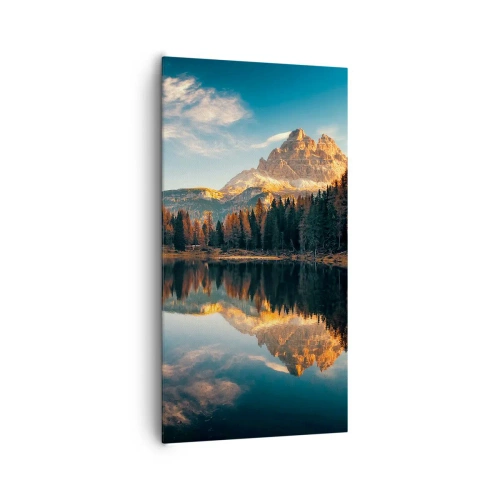 Quadro em tela - Paisagem dupla - 65x120 cm