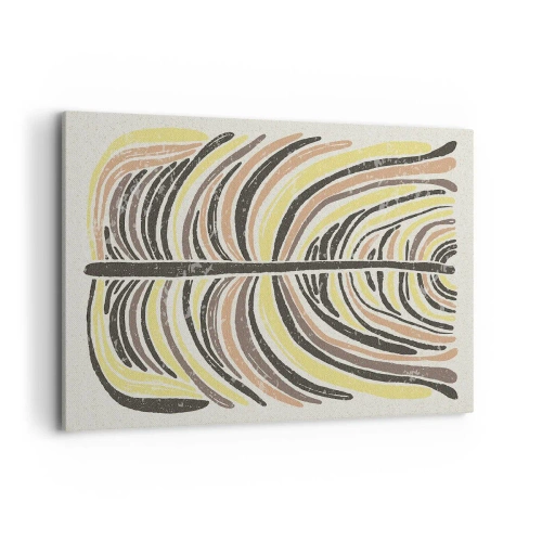 Quadro em tela - Abstração cheia de vida - 100x70 cm