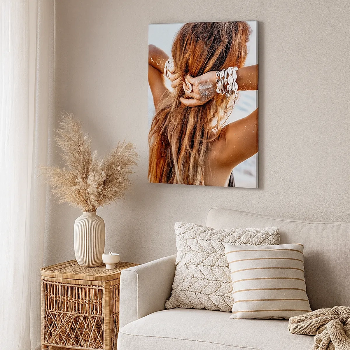 Quadro em tela - Irmã da água e do sol - 50x70 cm