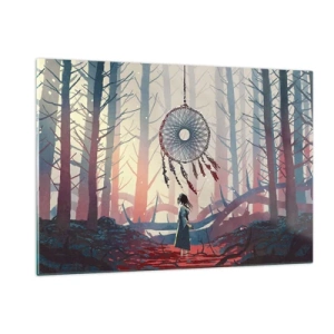 Quadro em vidro - O ritual secreto da felicidade - 120x80 cm