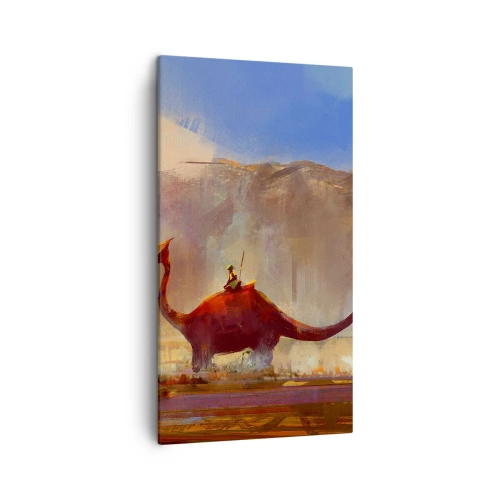Quadro em tela - Se não estivessem extintos - 45x80 cm