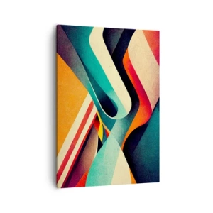 Quadro em tela - Composição intensa - 50x70 cm