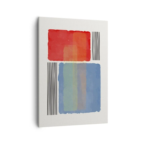 Quadro em tela - A alma da geometria - 50x70 cm