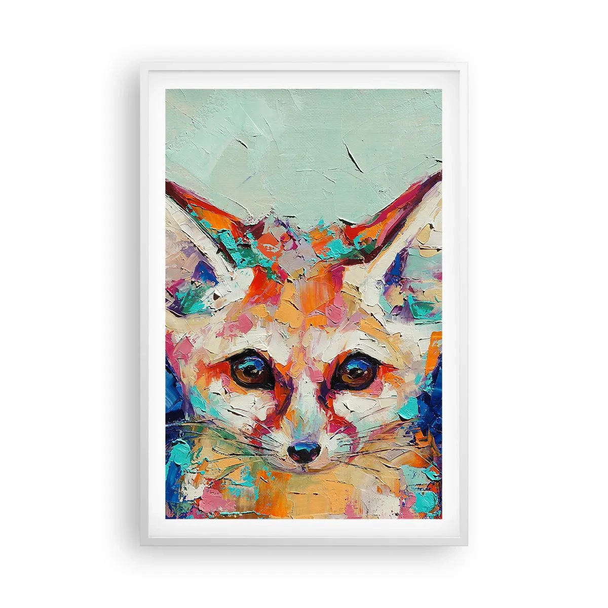 Pôster em moldura branca - Estão prontos para mim? - 61x91 cm