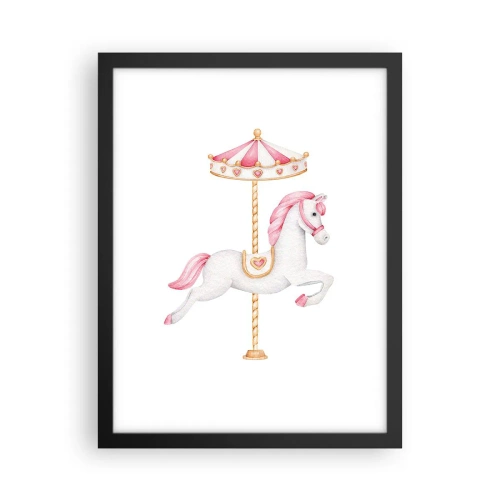 Pôster com moldura preta - Caiu no chão - 30x40 cm