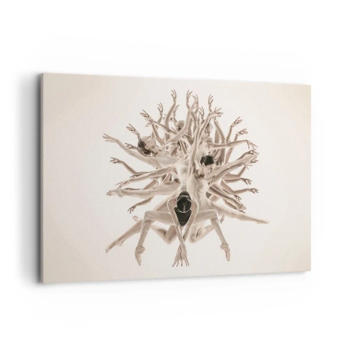 Quadro em tela - Florescendo na dança - 120x80 cm