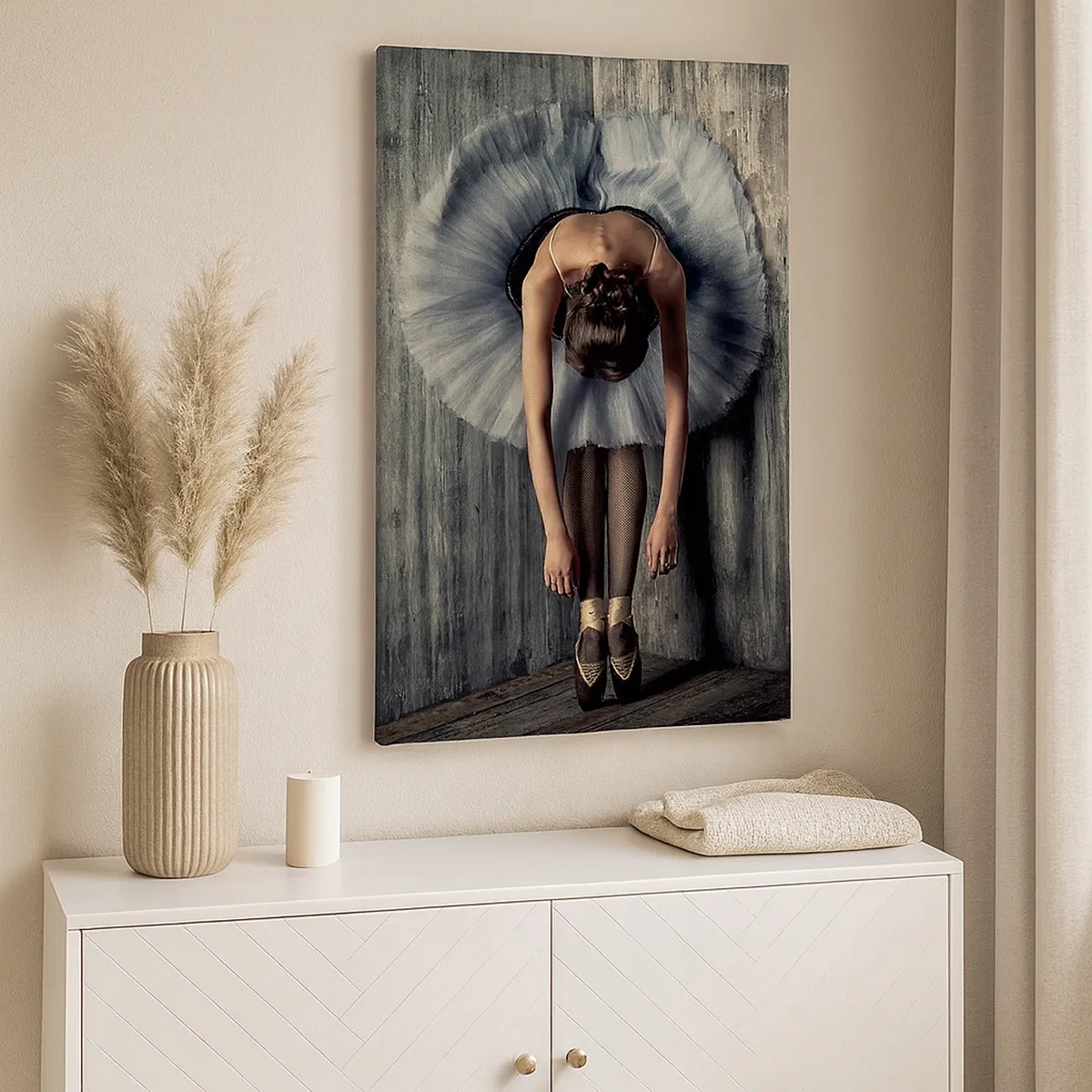 Quadro em tela - Quando a música desaparece - 50x70 cm