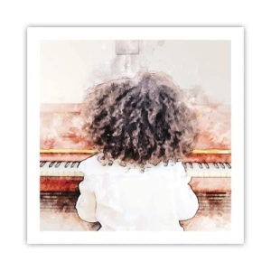 Pôster - Num mundo novo - 60x60 cm