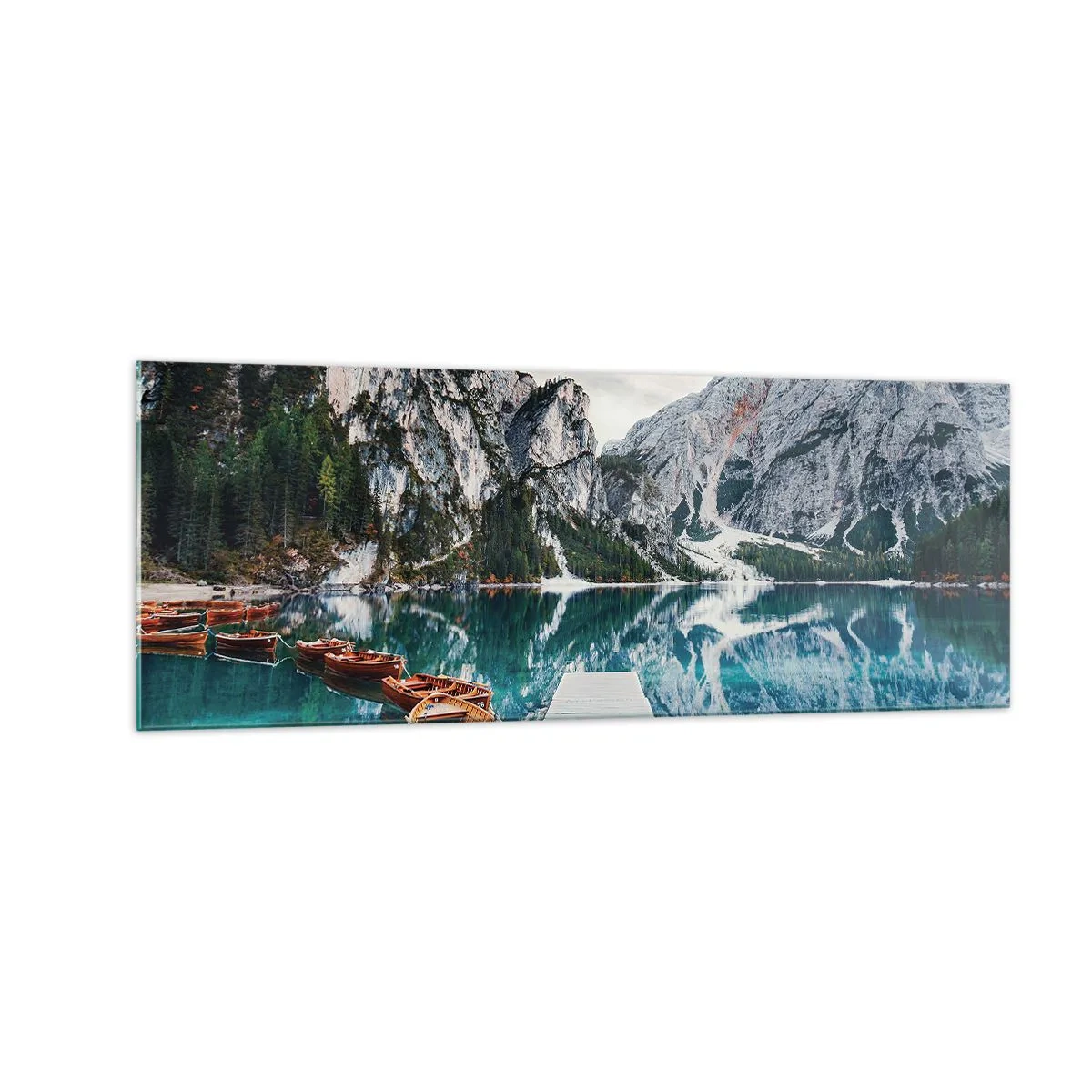 Quadro em vidro - Vamos mostrar-lhe a beleza - 140x50 cm