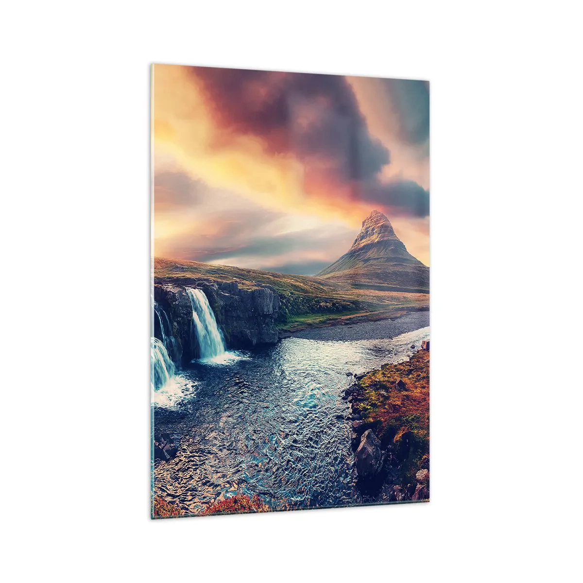 Quadro em vidro - Na majestade da natureza - 70x100 cm