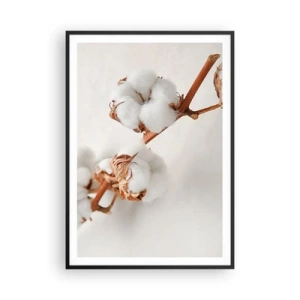 Pôster com moldura preta - Apenas acaricie - 70x100 cm