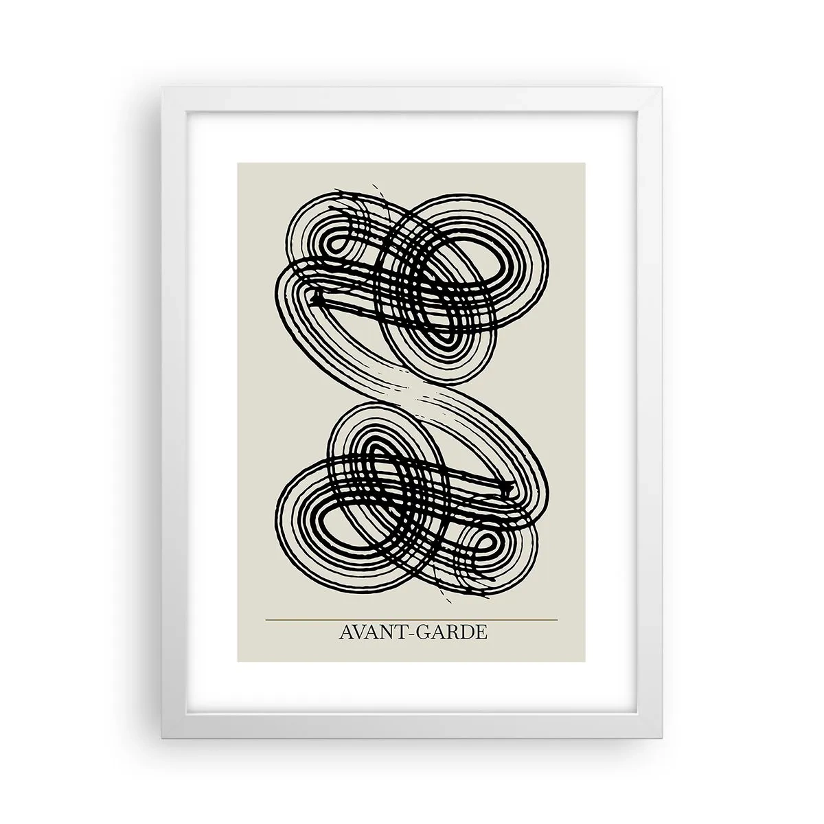 Pôster em moldura branca - Saiu espontaneamente - 30x40 cm