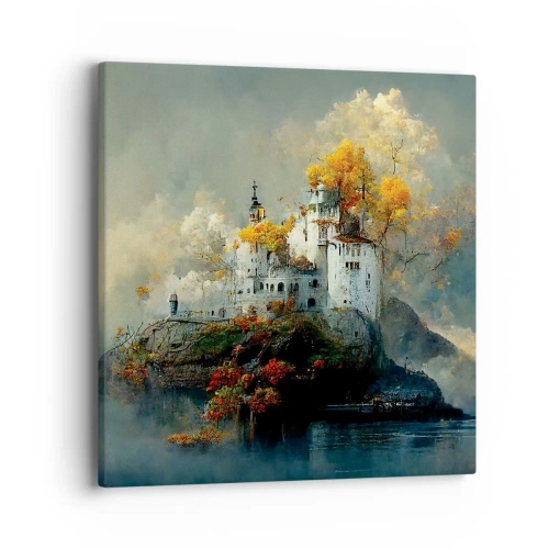 Quadro em tela - O começo de uma história romântica - 40x40 cm