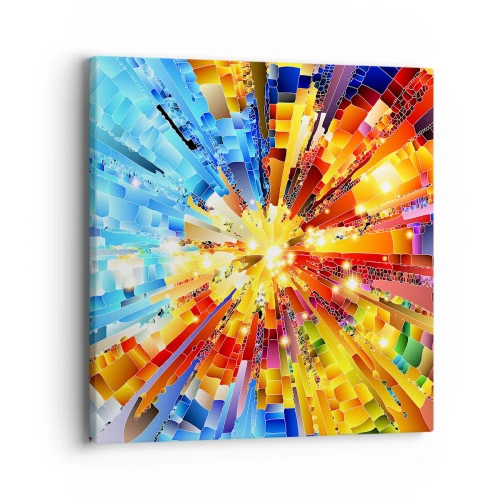 Quadro em tela - In medias res - 40x40 cm