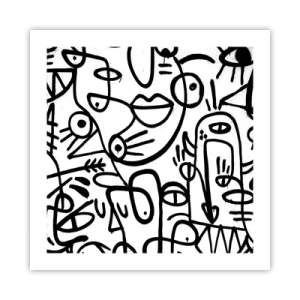 Pôster - Rostos e miragens - 50x50 cm