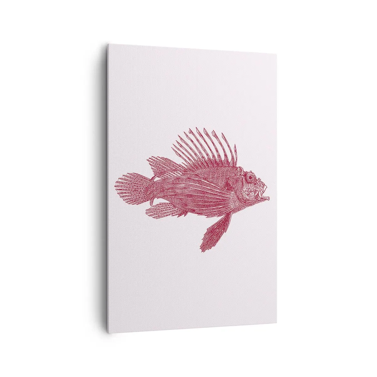 Quadro em tela - Um habitante de águas exóticas - 80x120 cm