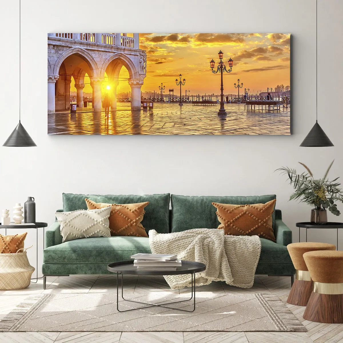 Quadro em tela - Onde está todo mundo? - 100x40 cm