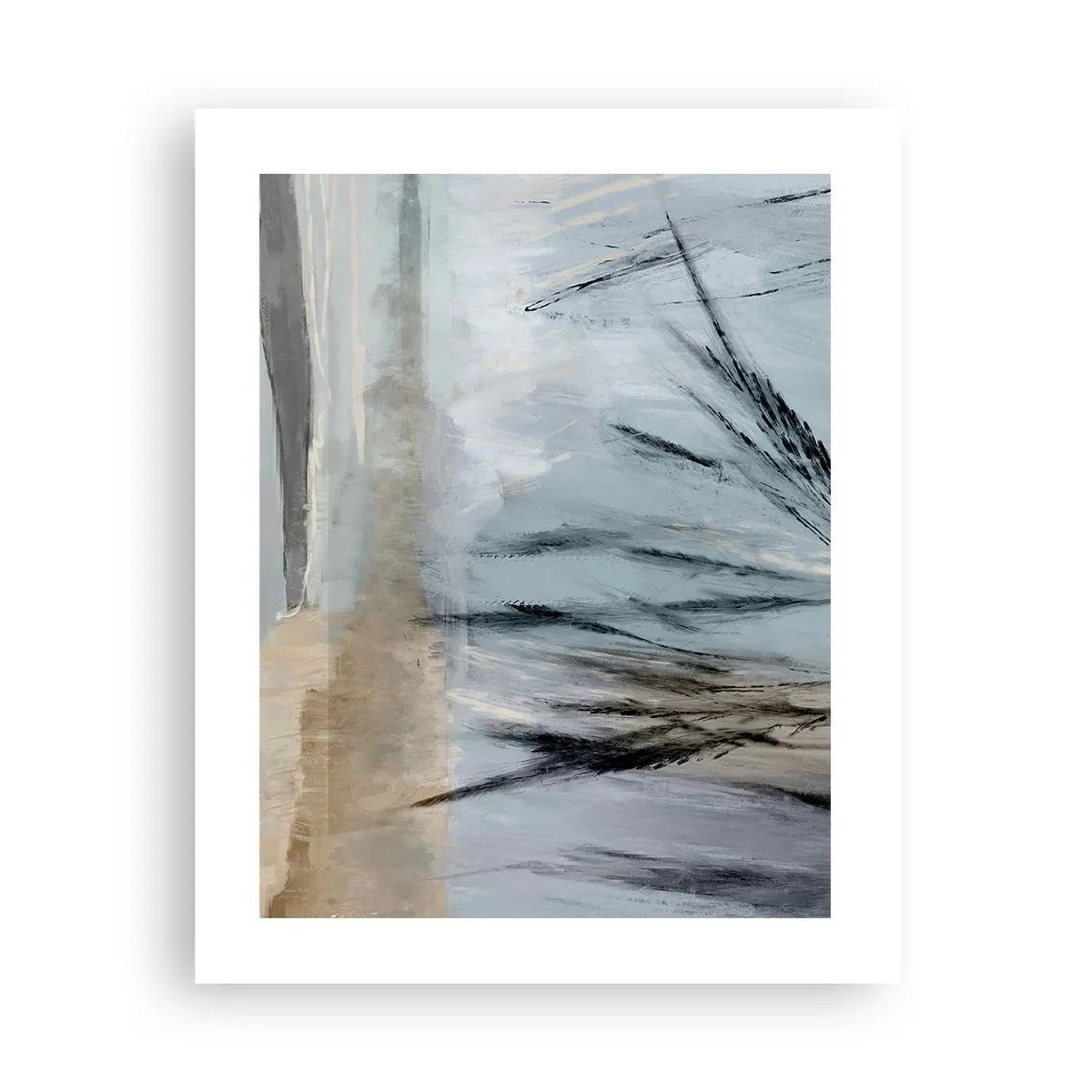 Pôster - Campos de inverno - 40x50 cm