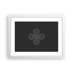 Pôster em moldura branca - No espírito celta - 40x30 cm