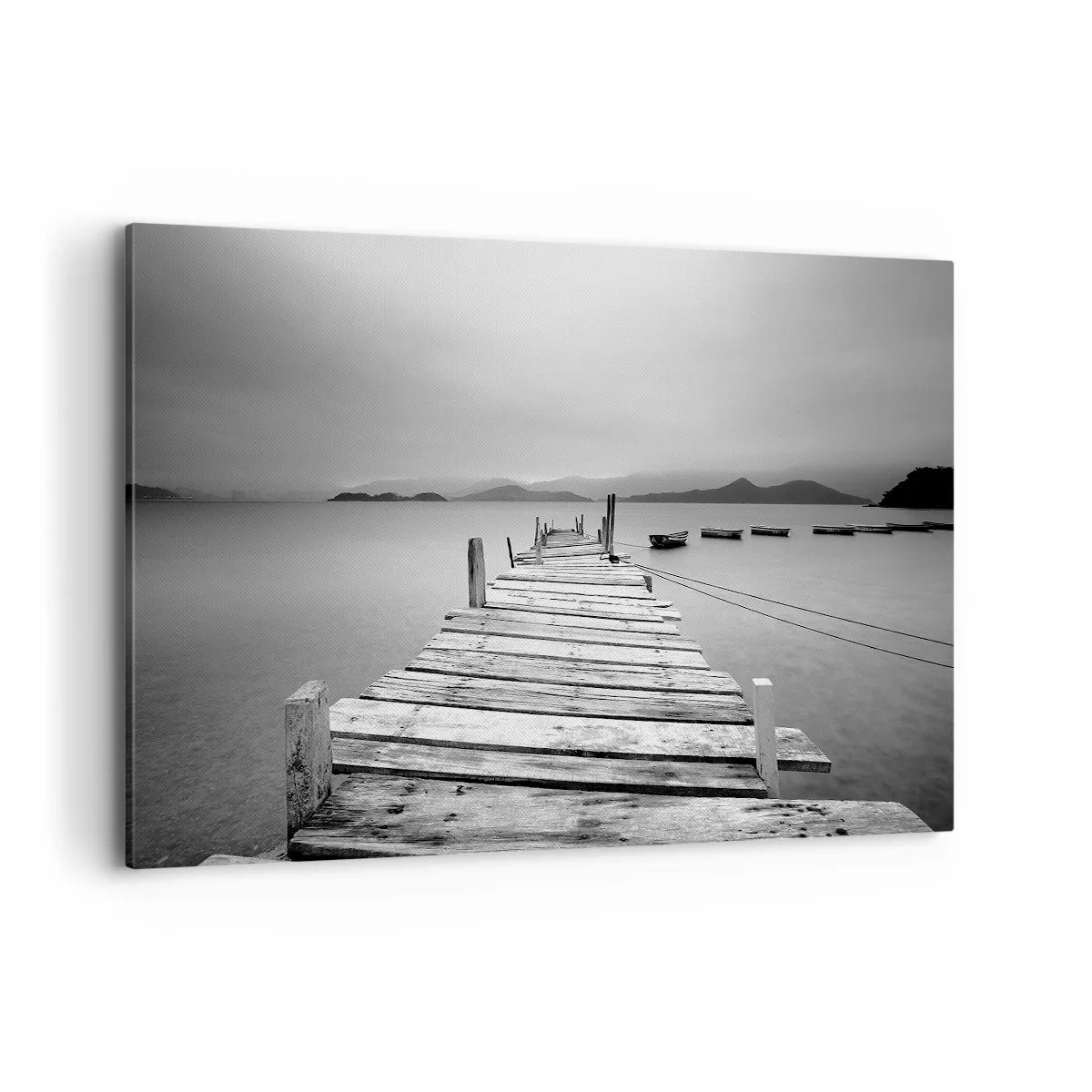 Quadro em tela - Além das montanhas, além dos mares - 120x80 cm