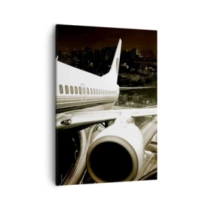 Quadro em tela - Voar para a noite - 50x70 cm