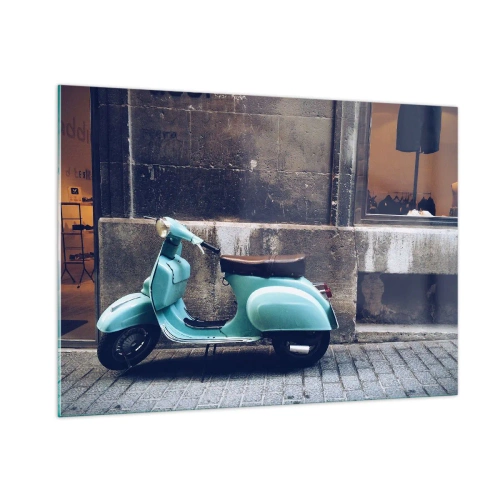 Quadro em vidro - Ambiente inesquecível - 100x70 cm