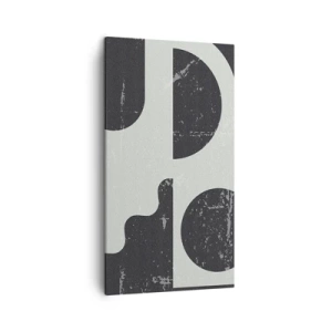 Quadro em tela - Composição acima e abaixo - 45x80 cm