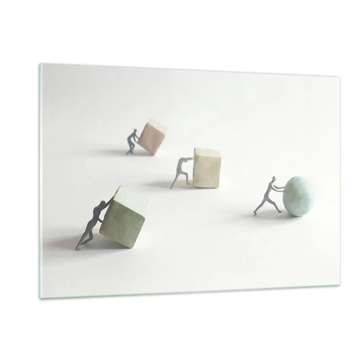 Quadro em vidro - É a vida - 120x80 cm