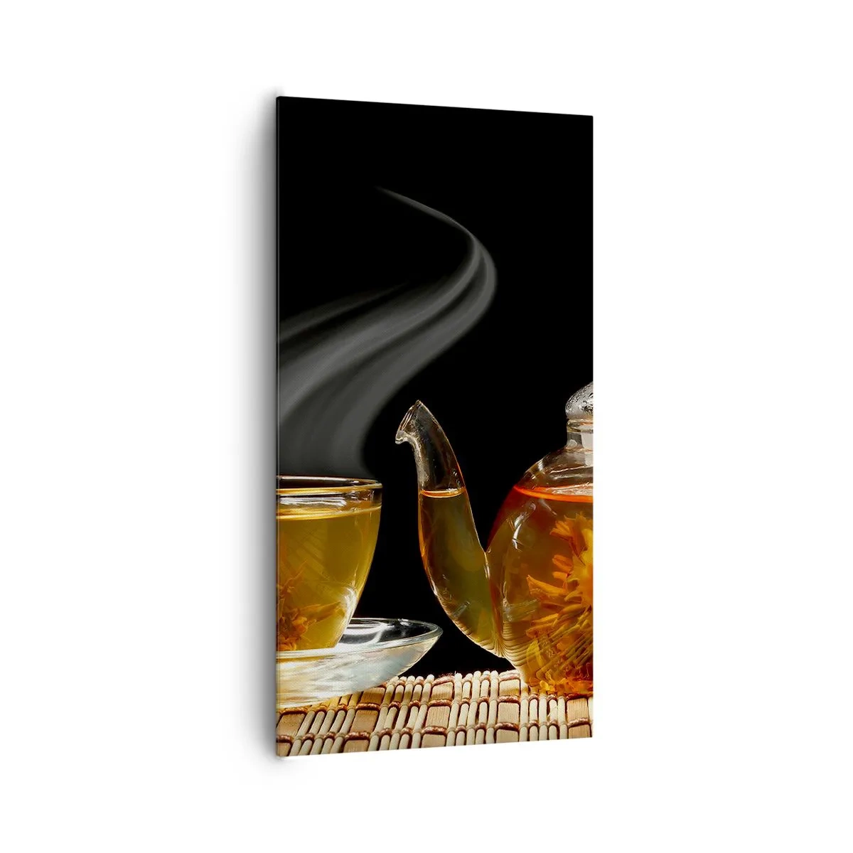 Quadro em tela - A magia e a arte de preparar chá - 65x120 cm