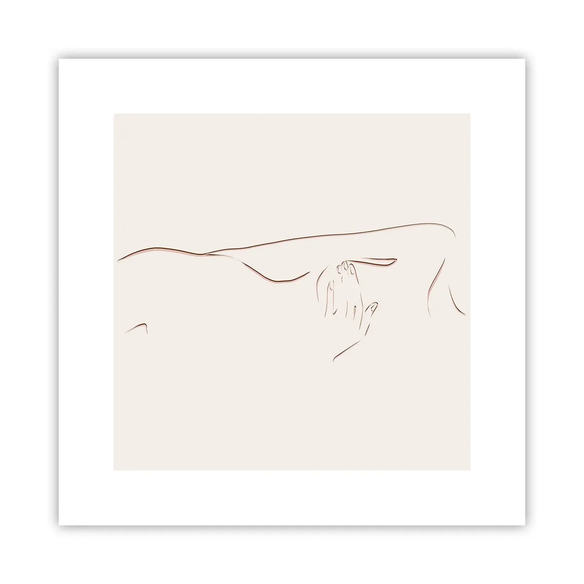 Pôster - A forma do desejo - 30x30 cm