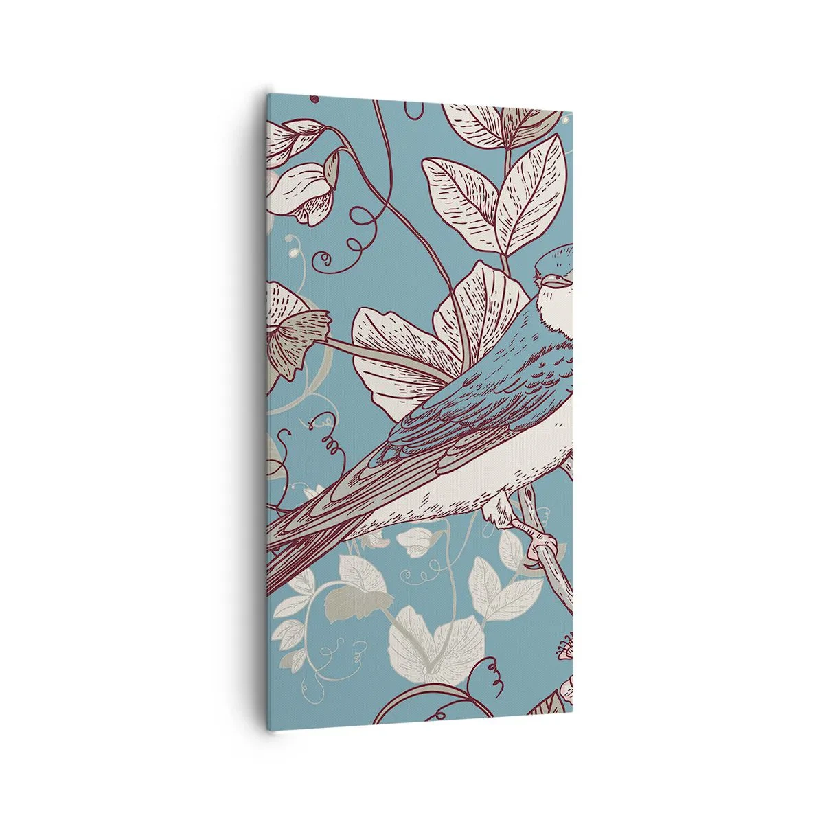 Quadro em tela - Cantos no choupo-branco - 65x120 cm