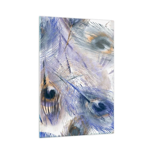 Quadro em vidro - Composição do pavão - 80x120 cm