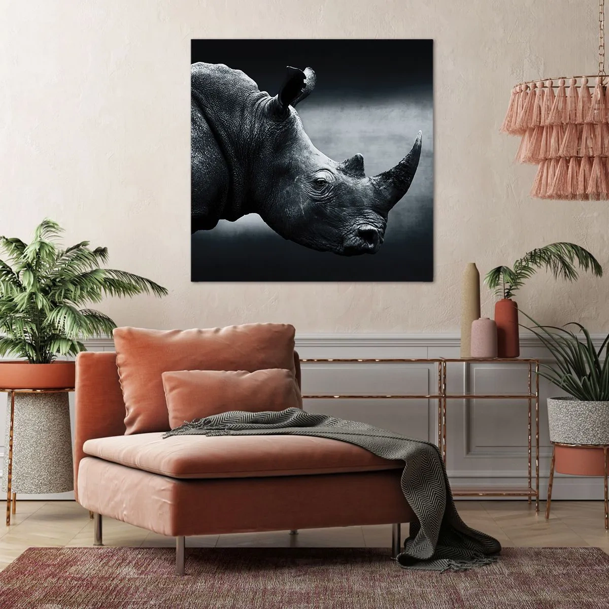 Quadro em tela - Perfil direito - 30x30 cm