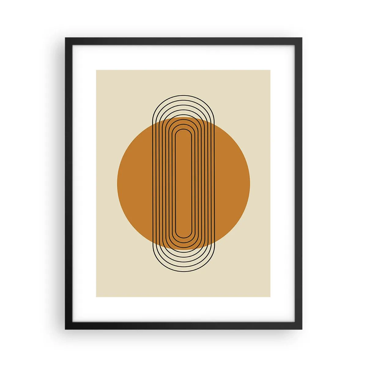 Pôster com moldura preta - O plano perfeito - 40x50 cm