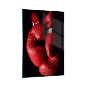 Quadro em vidro - As emoções da luta ficaram para trás - 80x120 cm