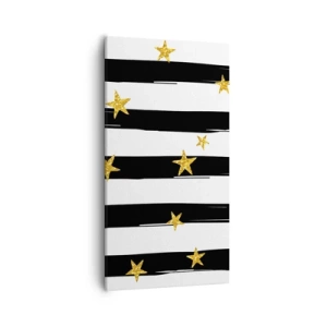 Quadro em tela - Todos nós nascemos sob uma estrela da sorte - 55x100 cm