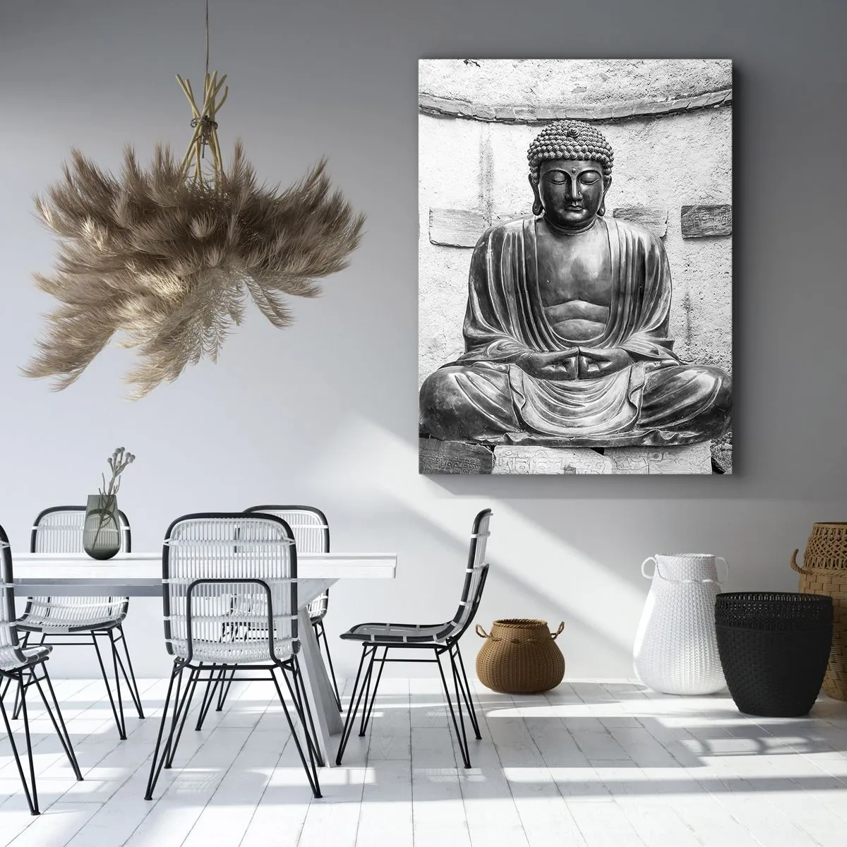 Quadro em tela - Na fonte da paz - 80x120 cm