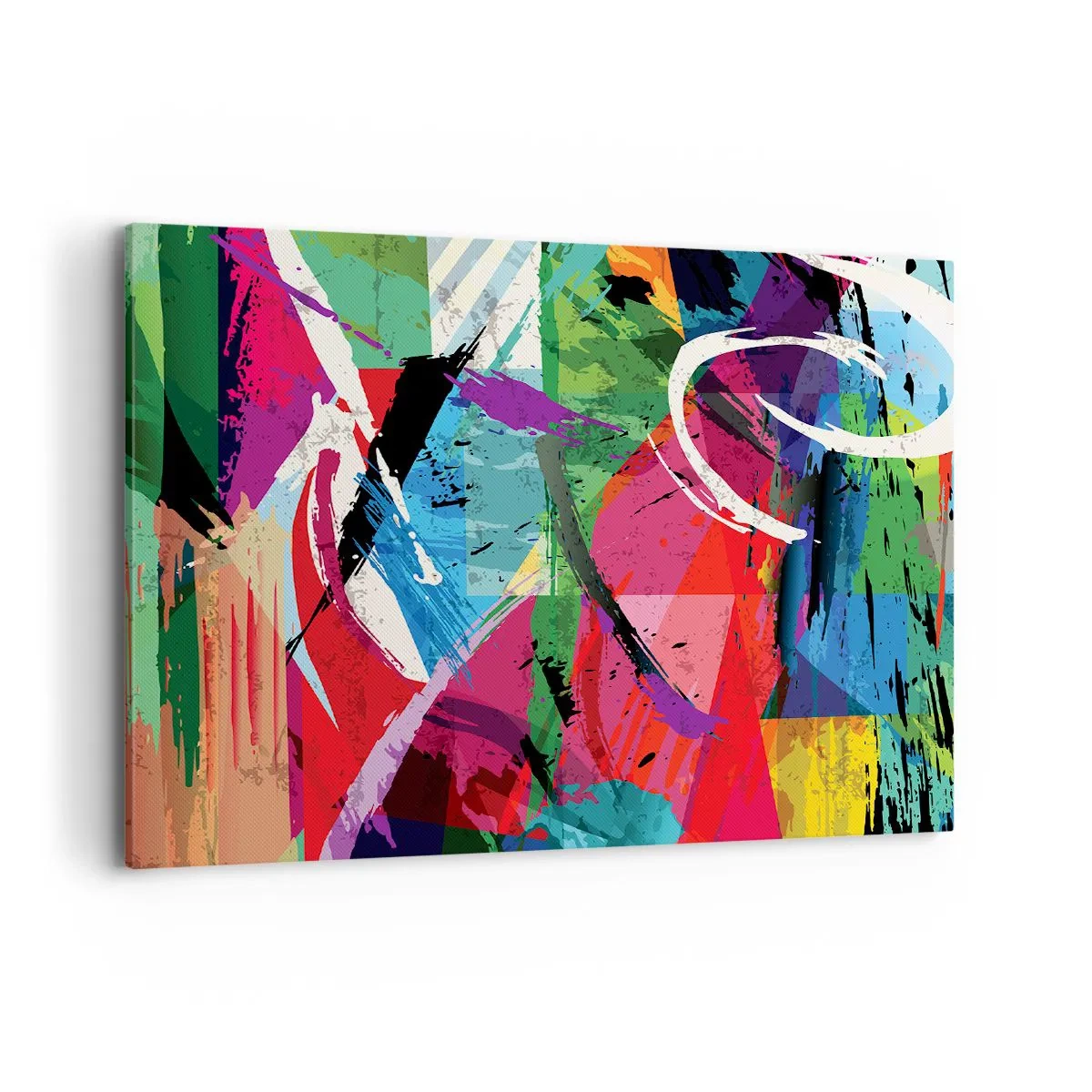 Quadro em tela - Rápido, vivo e animado - 100x70 cm
