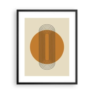 Pôster com moldura preta - O plano perfeito - 40x50 cm