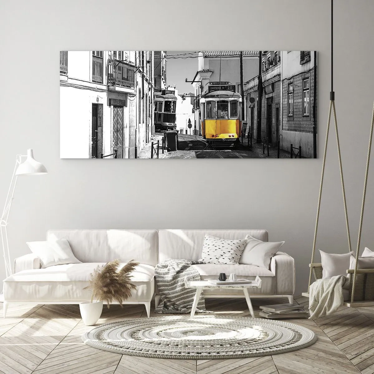 Quadro em vidro - O Espírito de Lisboa - 160x50 cm