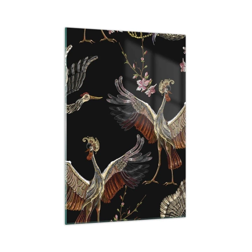 Quadro em vidro - O pássaro de conto de fadas - 70x100 cm