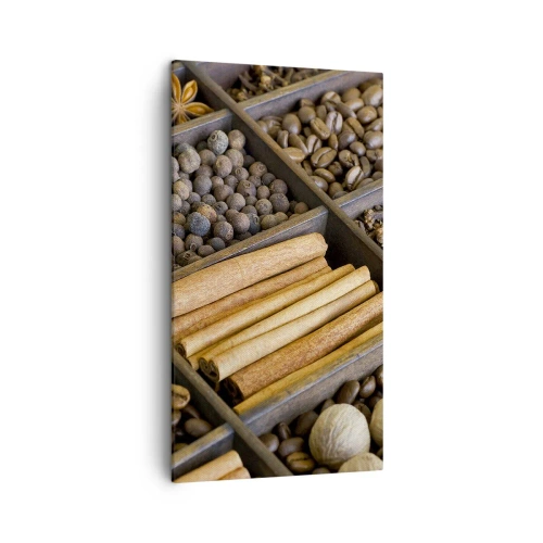 Quadro em tela - Um tesouro de aromas - 45x80 cm