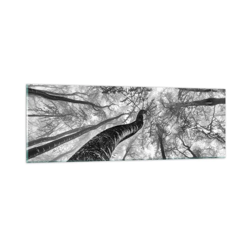 Quadro em vidro - Corrida até a luz - 90x30 cm