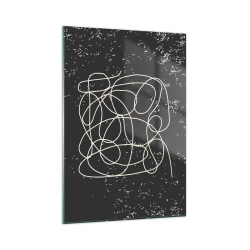 Quadro em vidro - Pensamentos errantes - 50x70 cm