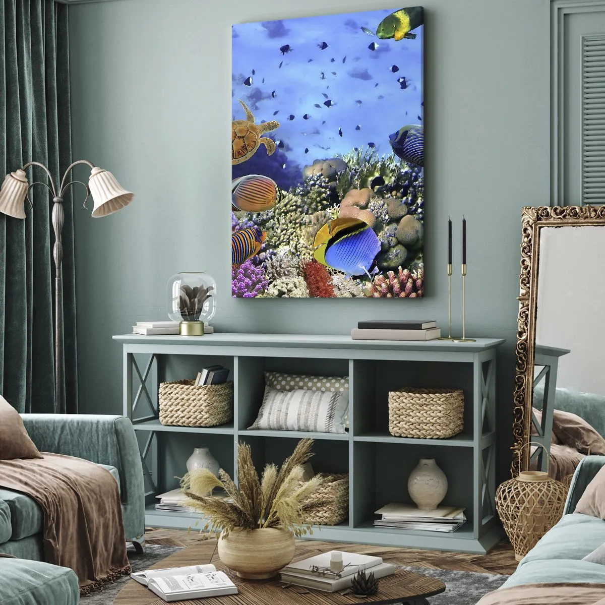 Quadro em tela - E o que sabemos sobre a vida... - 50x70 cm