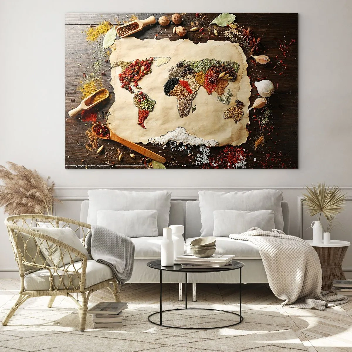 Quadro em vidro - Todos os gostos do mundo - 100x70 cm